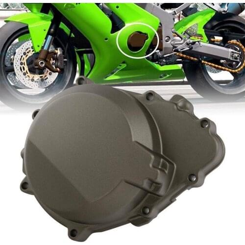 Motorcycle Left Engine Stator Cover Crankcase For Kawasaki Ninja ZX6R ZX636 2003-2004 03 04 New