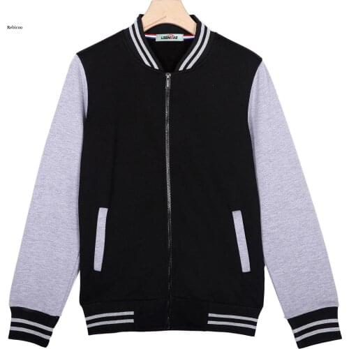 New autumn Winter fashion men casual Jacket Baseball clothing hip hop cotton thicken male pullover tracksuit 791