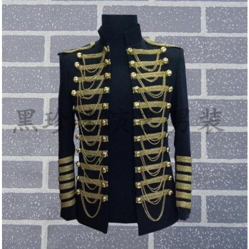 Black white men suits designs masculino homme terno stage costumes for singers men red blazer dance clothes jacket style dress