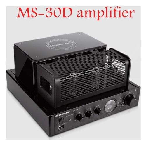 New Nobsound MS-30D hifi bluetooth tube Amplifier 25W+25W 220V Support Usb Power amplifier MS-10D MKII upgrade