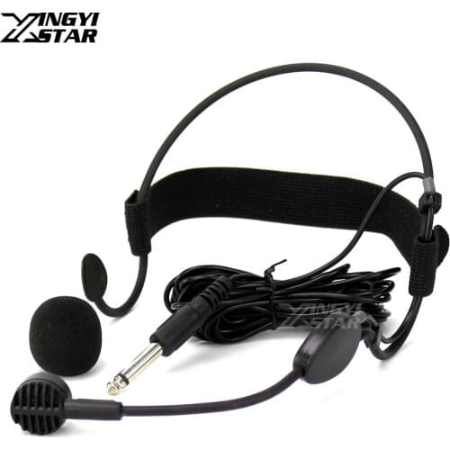 Professional 6.5mm Jack Dynamic Headset Microphone Karaoke Mic For Guitar Audio Mixer DJ Sing Studio Recording Amplifier Speaker