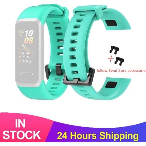 Sport Silicone Watchband For Huawei Honor 4/5 wristband Replacement Original soft fashion strap Bracelet Pay attention to gifts