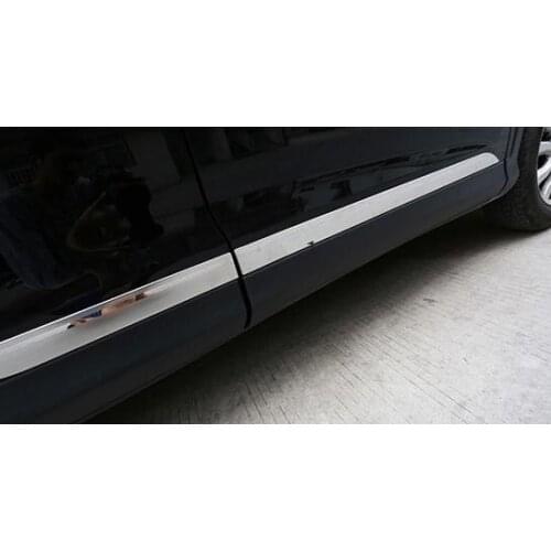 Steel Bright Door Body Molding Streamer Cover Trim 4pcs For Honda CRV CR-V2012 2013 2014 2015 2016