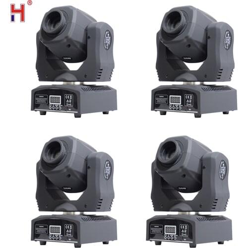 Led 60W Gobos Moving Head Light Mini Rgbw 4In1 Spot Lights Stroboscopes Lyre Led Mixing For Dj Stage Lighting 4Pcs/Lot