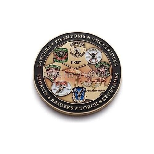 U.S. military Commemorative Coins medals Wholesale low price custom zinc alloy copper military coins
