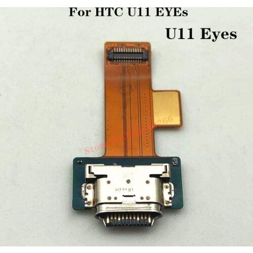100% Original USB Charging Port Dock Flex Cable For HTC U11 EYEs U11eyes USB Fast Charge Board Charger Plug Replacement Parts