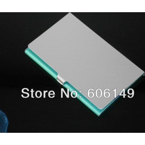 1200PCSX New Aluminum Business Name Credit ID Card Case Holder Easy to Carry Wholesale Free shipping