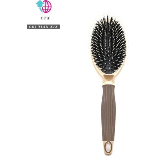 2017 Hair Scalp Massage Comb Hairbrush Bristle&Nylon Women Wet Curly Detangle Hair Brush for Salon Hairdressing Styling Tools