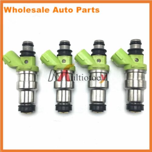 23250-74160 2325074160 Set 4 High Qualitty Fuel Injector Nozzle Injection For Toyota Celica RAV4 MR2 Caldina Carina 2.0L 3SGE