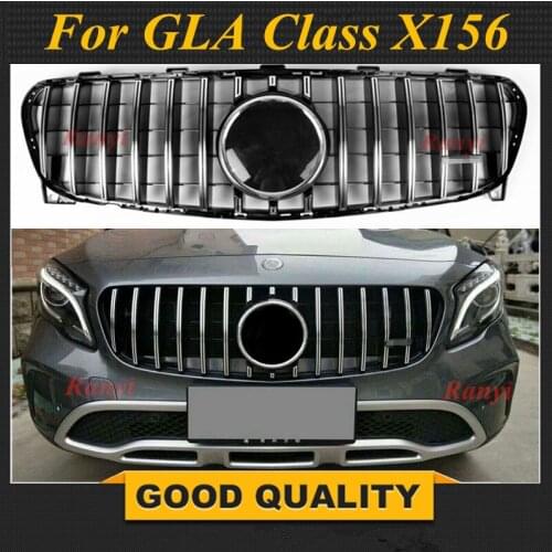 Car Auto Front grille Suitable for NEW Mecedes GLA X156 Class Facelift GLA200 GLA250 GLA260 body kit font bumper racing grille