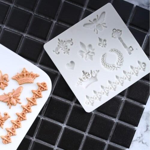 Butterfly Lace Silicone Fondant Molds Cake Border Decoration Sugarcraft Chocolate Mould Soap Candle Molds Cake Decorating Tools