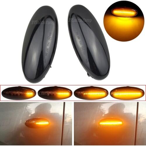 Side Marker Lights For Nissan Navara D22 NP300 1998-2005 Datsun Frontier Fiera PickUp Terrano LED Dynamic Turn Signal Lamp