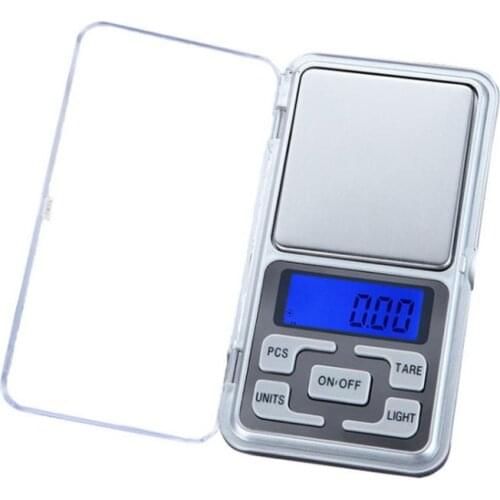 DHL 200PCS 500g x 0.1g 200gx0.01g Mini Digital Jewelry weigh Scale Balance Pocket LCD Display With Retail Box SN2391