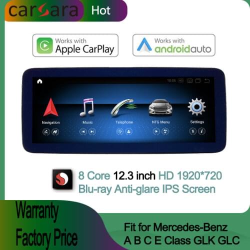 For Benz CLS Class W218 Android 10 4+64G Navigation display 2010-2015 touch screen GPS multimedia player built in carplay DSP
