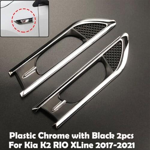 Cotochsun car styling 2pcs/set Trun lights decoration cover trim sticker case for KIA Rio K2 2011-2020