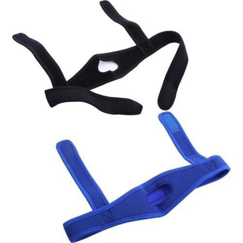 H7JC Unisex Anti Snoring Chin Strap Hollow Out Ajustable Snore Stopper Bandage Belt
