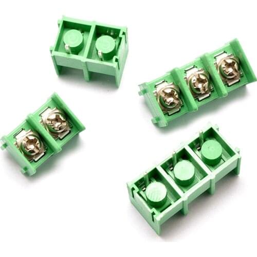 20PCS 8.5MM Pitch Barrier Terminal Blocks Connector 2/3/4Pin KF8500 Straight Pin Black Environmental Protection