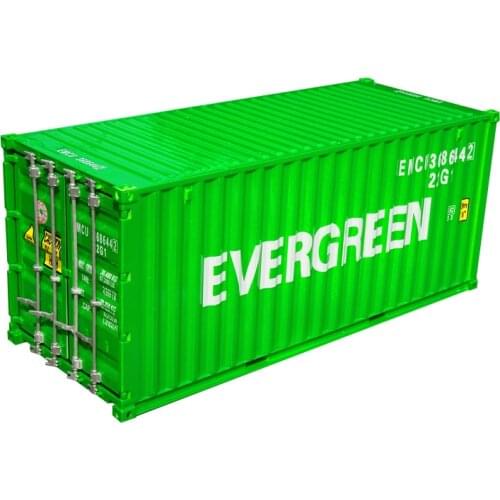 Collectible Toy Model Gift 1:20 Scale EVERGREEN 20 GP Truck,Shipping Container Model For Business Gift, Decoration