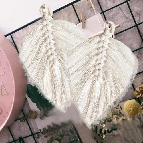 Mini Tapestry Macrame Wall Hanging Boho Decoration Nursery Home-stay Dorm Apartment Bedroom Headboard Home New Year Decor