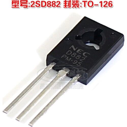 New 2SD882 TO-126 NPN Power Transistor Audio Amplifier Switch Inserted