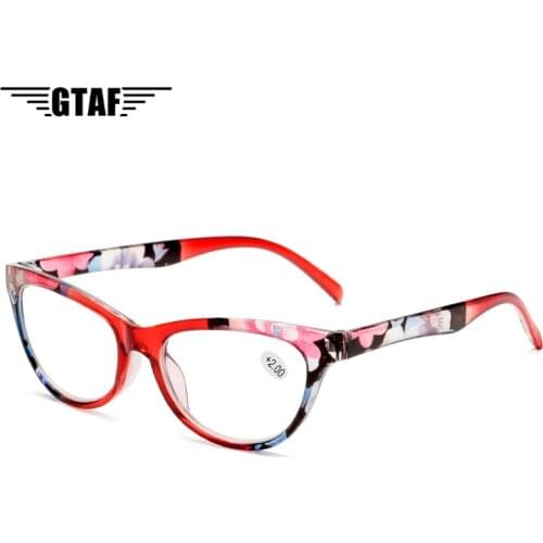 Cat Eye anti-blue light Glasses Women Lightweight Presbyopic Reading Glasses 1.0 1.5 2.0 2.5 3.0 3.5 4.0 Presbyopia Eyewear