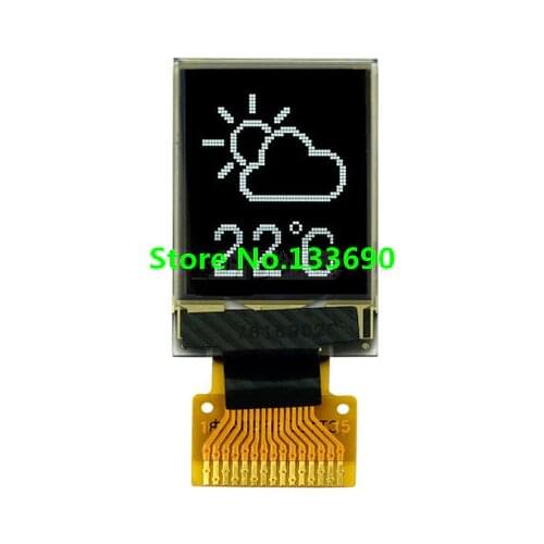 0.71 inch OLED Display with 64x48 48*64 Resolution white color spi serial port ssd1306 15P or 14P IIC Interface 3.3v QT1306P71A