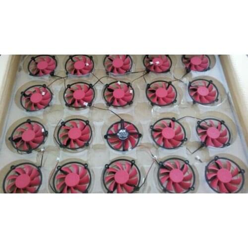 Original ax hole distance 6*4MM fan 7*6MM 12V 0.25A R128015DM 2 line video card fan