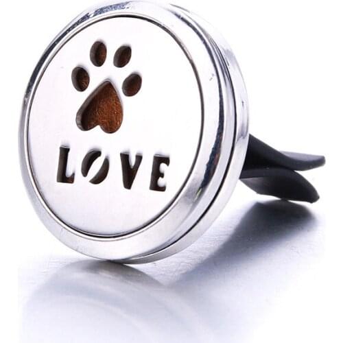 Animal Claw Car Perfume Diffuser Stainless Steel Jewelry Essential Oil Diffuser Air Outlet Freshener Decoration Aroma Locket