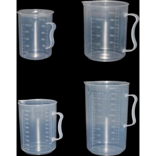 1 Pcs Plastic Measuring Cup Graduated Measuring Cylinder Tools kitchen Chemistry Lab Laboratory Accessories 250/500/1000/2000ml