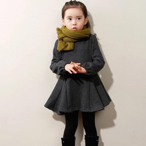 Baby Girls Dress Spring Autumn Kids Clothes Long Sleeve Casual Cotton Girl Clothing Children Princess Dress 3 4 5 6 7 8 Years