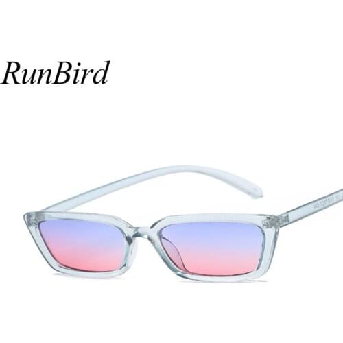 Vintage Rectangle Sunglasses Women Cat Eye Designer Ladies Small Frame Black Red Sun Glasses Brand Retro Skinny Eyewear 5205 R