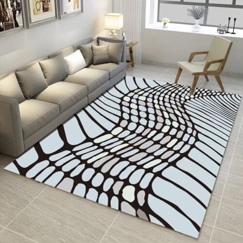 Modern Simple polyester carpets Living room coffee table sofa bedroom Non-slip floor Mat Rugs/Carpet Home Decor Geometry carpet