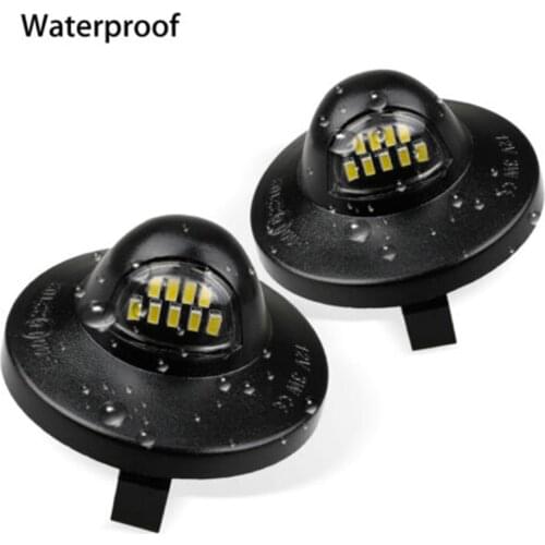 Pair Car Led License Plate Light for Ford 1990-2014 F150 Pickup Truck Led For Ford F250 F350 Car Accessories