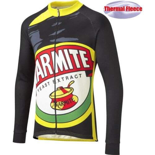 2019Thermal Fleece Long Sleeve Cycling Jersey Winter Outdoor Mountain Cycling Clothing Bike Jacket Jersey Maillot Ropa Ciclismo