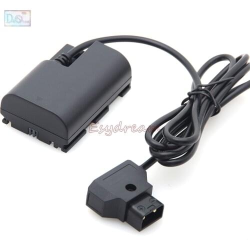 D-Tap to LP-E6 Dummy Battery DC Coupler Power Cable Adapter for Anton Bauer & Canon EOS 5D Mark II III IV 7D 80D 70D 60D 6D