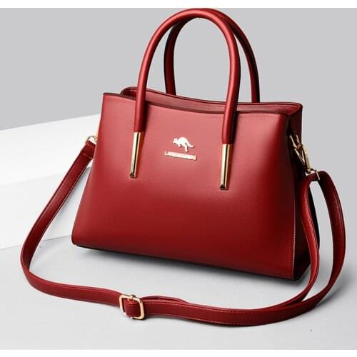 Brand Crossbody Bags for Women 2021 New Design Tote Bag Luxury Leather Ladies Handbag Casual Solid Color Shoulder Messenger Bag