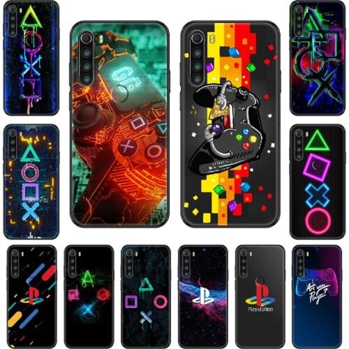 Play Station PS4 Phone case For Xiaomi Redmi Note S2 4 5 6 7 8 A S X Plus Pro black art prime fashion bumper pretty cover