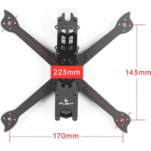 Iflight Cidora SL5 V2 223mm 5inch Carbon Fiber FPV Freestyle Frame Kit 5mm Arm for RC FPV Racing Freestyle Long Range 4/6S Drone
