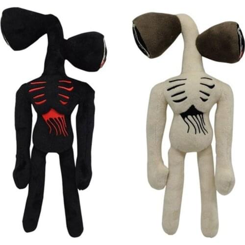 25-35cm Anime Toy Siren Head Plush Doll Toys Scary Black White Red Sirenhead Cat Soft Cartoon Stuffed Figure Children Gift Dolls