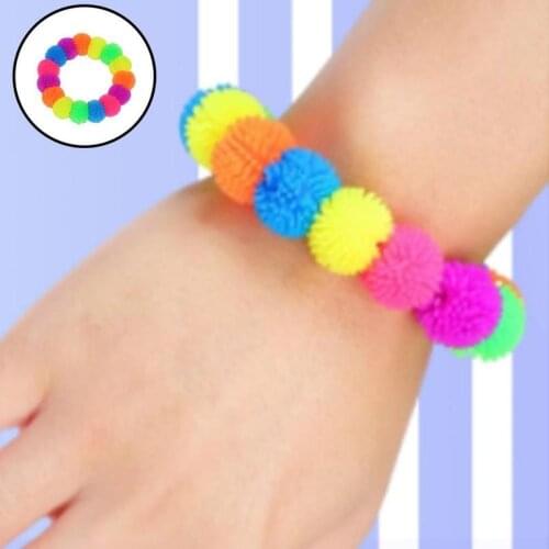 Fidget Toys Reliever Stress Toys Rainbow Bracelet Antistress Toys Adult Children Sensory Toy To Relieve Autism Wristband