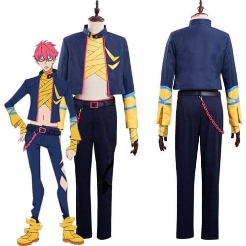 SSSS.Dynazenon Cosplay Gauma Coat Pants Costume Outfits Top Jacket Pants Belt Full Suit for Adult Men Women