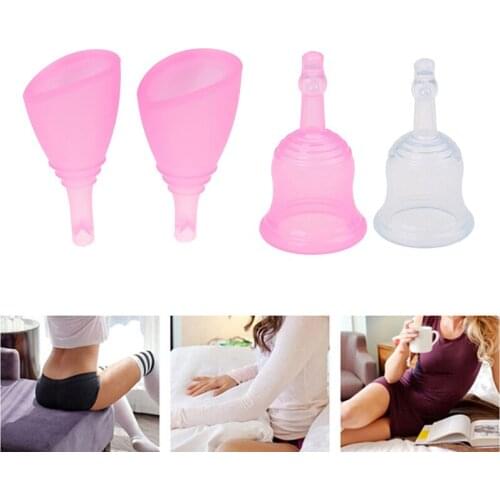 Reusable Menstrual Cup Grade Silicone Feminine Hygiene Copa Menstrual Lady Women Period Cup Silicone Menstrual Cup