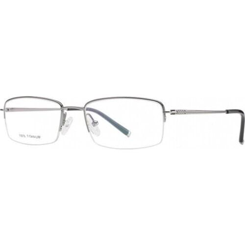 SASAMIA Man Half Rim Prescription Glasses Frame for Men Myopia Optical Eyeglasses Frame Male Spectacles Frame Business Eyewear