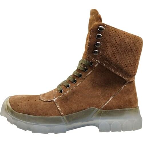 Men Casual Boots Luxury Trainers Cow Genuine Leather Spring Male Black Adult Sneakers Ankle Boots Brand Flats Shoes