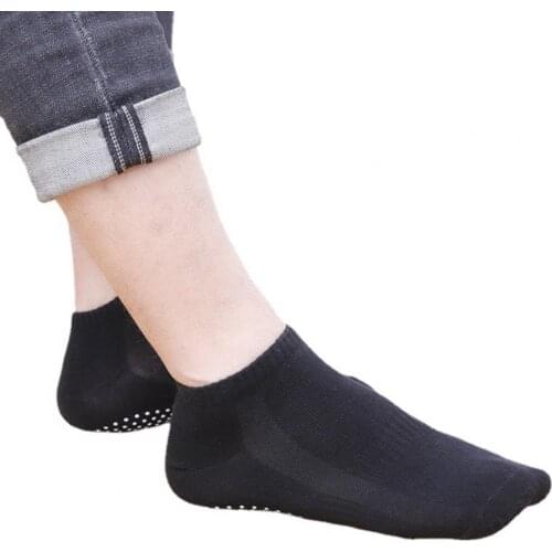 1 Pair Yoga Socks Breathable Sweat Absorption Cotton Anti-slip Unisex Socks for Yoga