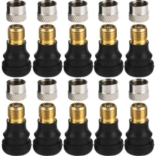 Novel-10Pcs Electric Scooter Tubeless Tire Vacuum Valve Wheel Gas Valve for Xiaomi M365 Electric Scooter Accessories