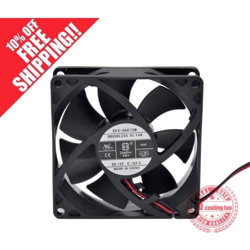 NEW DONGWEIFENG DWPH EFC-08E12M 8025 12V 0.15A 2pin cooling fan