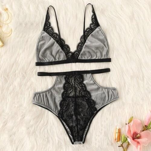 New Sexy Women Lace Velvet Camisole Pajamas Sleepwear Hollow Shorts Set S-XL Bow Shorts V-Neck Tops pijamas mujer