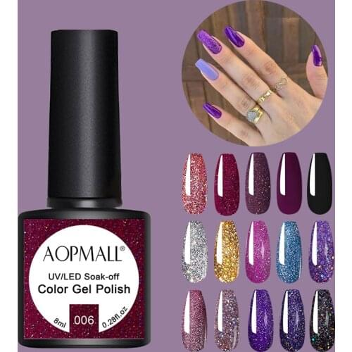 2021 Autumn Winter Dark Color Semi Permanent UV Led Gel Varnish Soak Off Nail Lacquers Base Top Coat Nail Art Polish