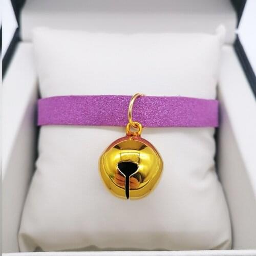 Bell Cat Collar Safety Elastic Adjustable with Soft Velvet Material 5 colors pet Product small dog collar